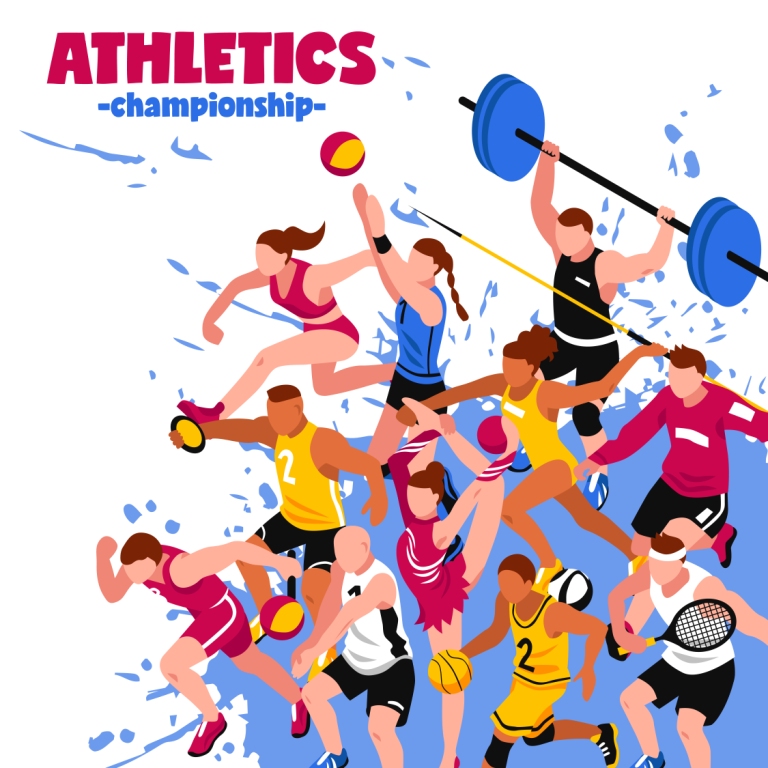 Vector illustrations and images for Sports